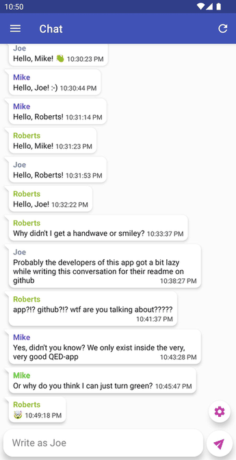 QED screenshot
