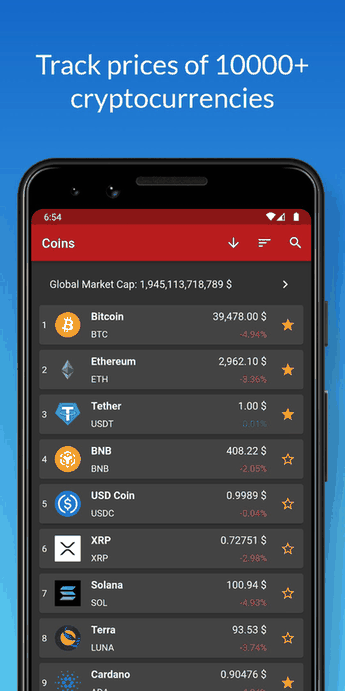 Crypto Prices screenshot