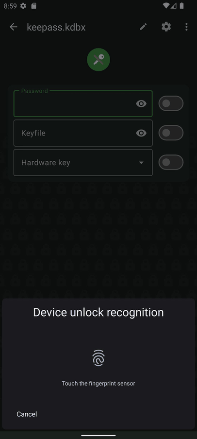 KeePassDX screenshot