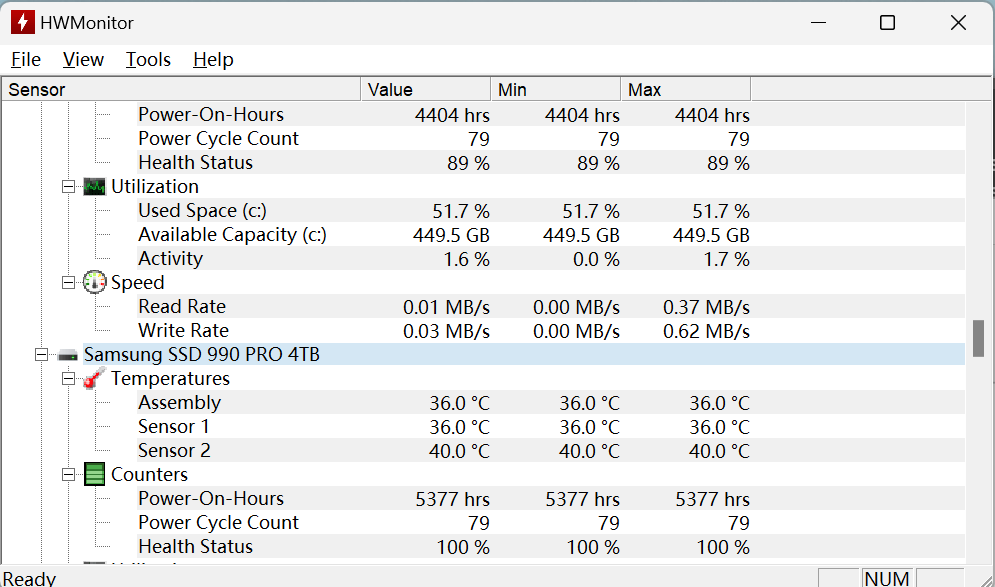Component Watchdog screenshot