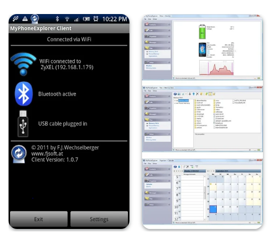 MyPhoneExplorer screenshot