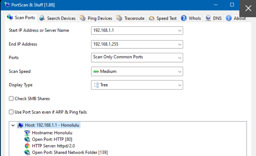 PortScan & Stuff screenshot