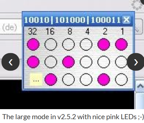 Binary Clock screenshot