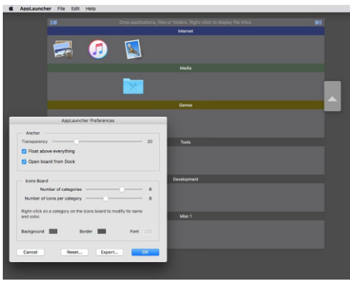 AppLauncher screenshot