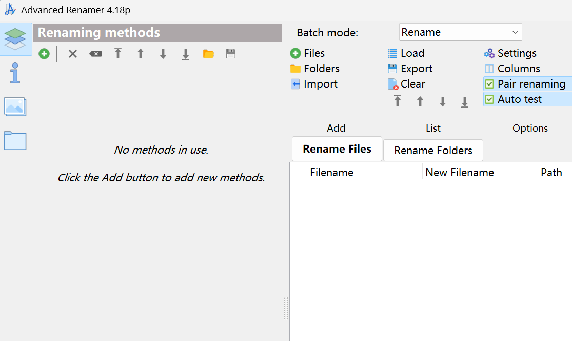 Advanced Renamer screenshot