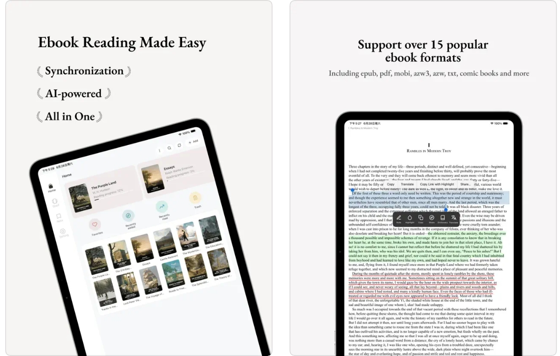 FormatFlex Reader screenshot
