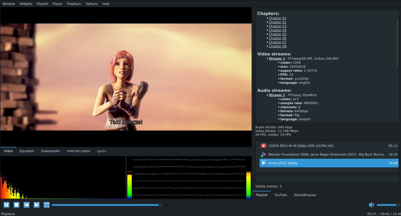 MediaFusion Playback Solution screenshot