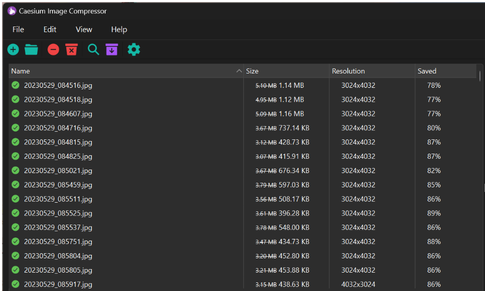 QuickShrink screenshot