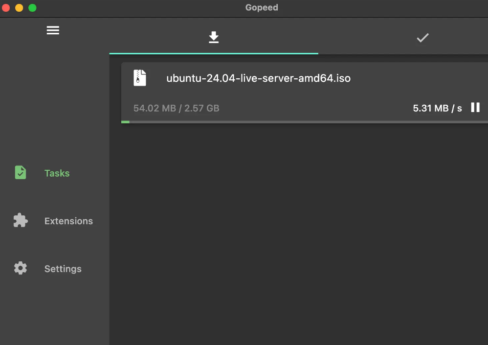 FlowGet screenshot