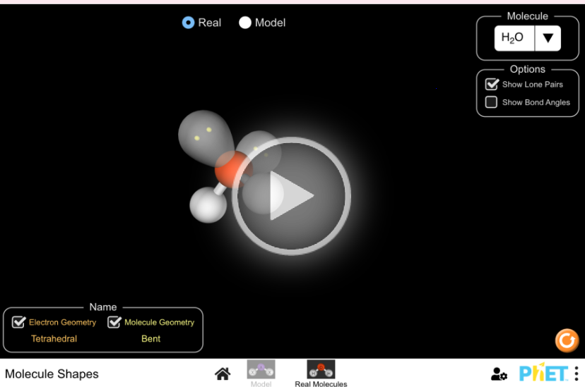 Molecule Shapes screenshot