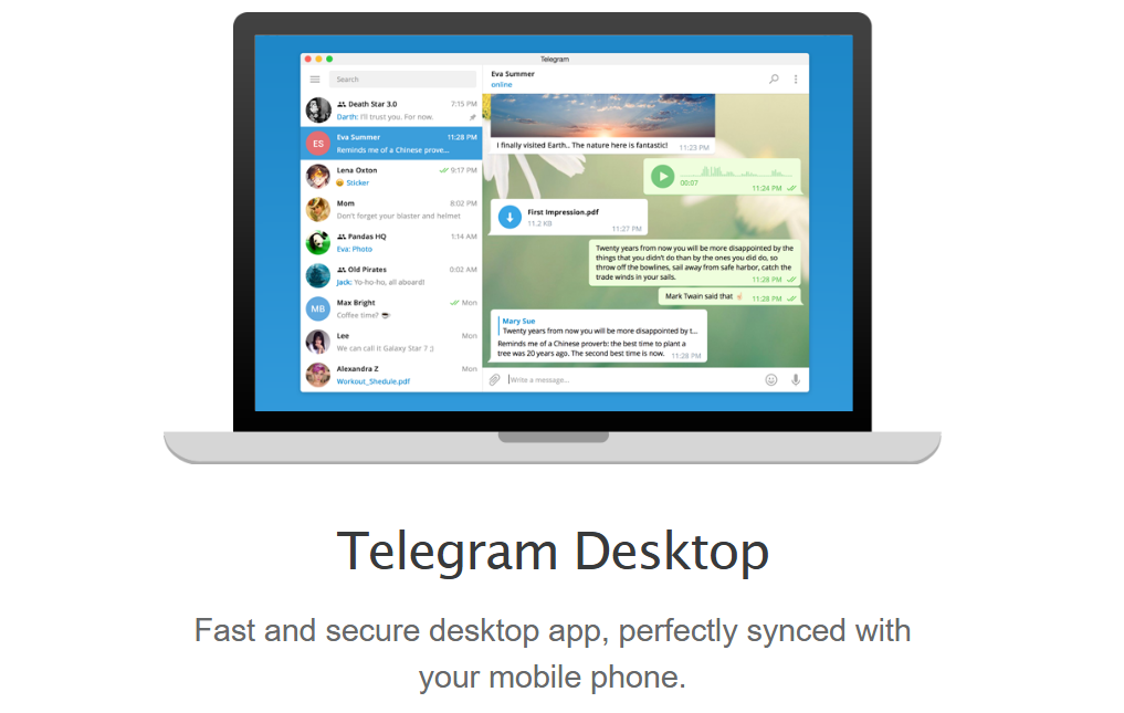 Portable Telegram Desktop screenshot