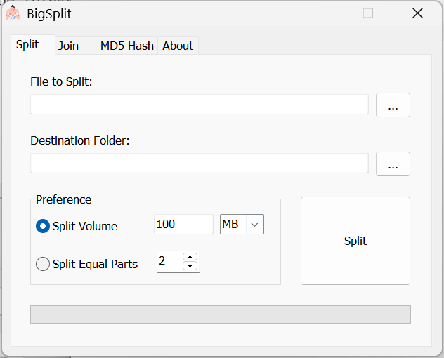BigSplit screenshot