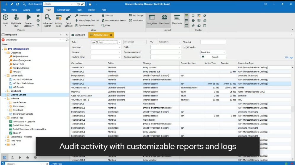AccessCommand Center screenshot