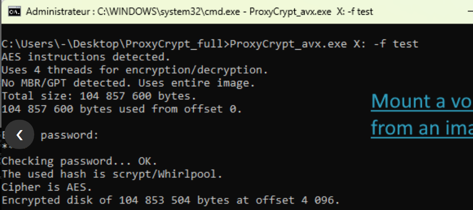 ProxyCrypt screenshot