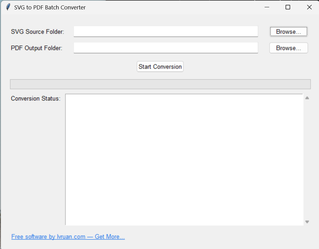 SVG to PDF Batch Converter screenshot