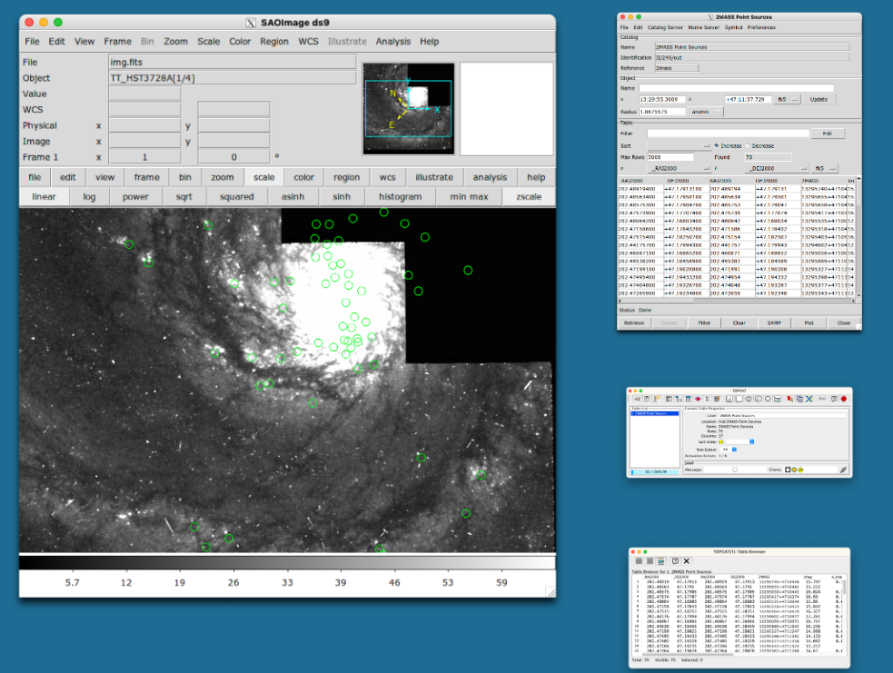 SAOImage DS9 screenshot
