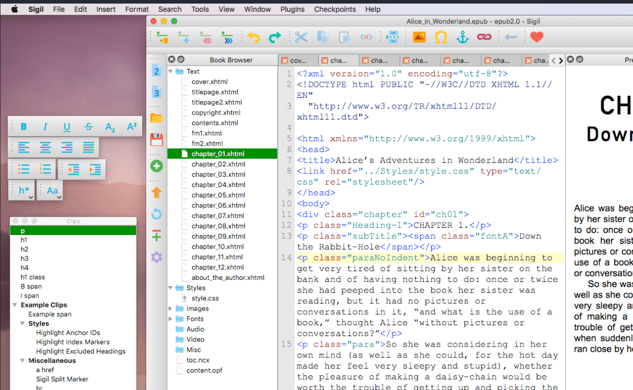 PageWeaver EPUB screenshot