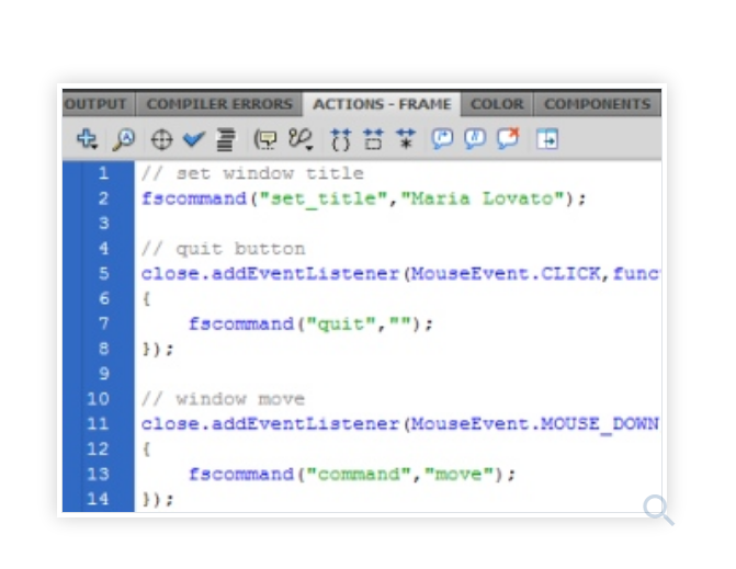 Flash Builder screenshot