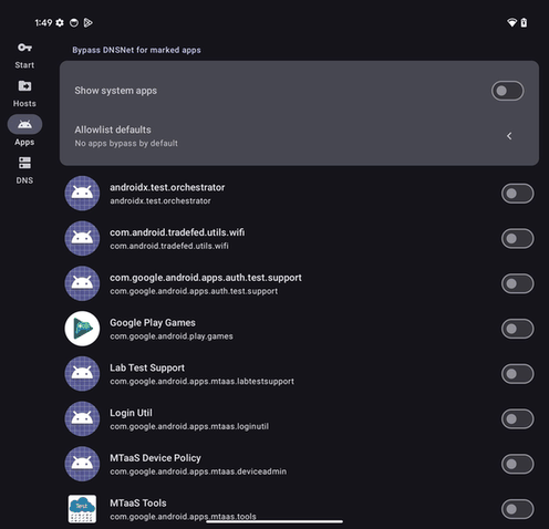 DNSNet screenshot