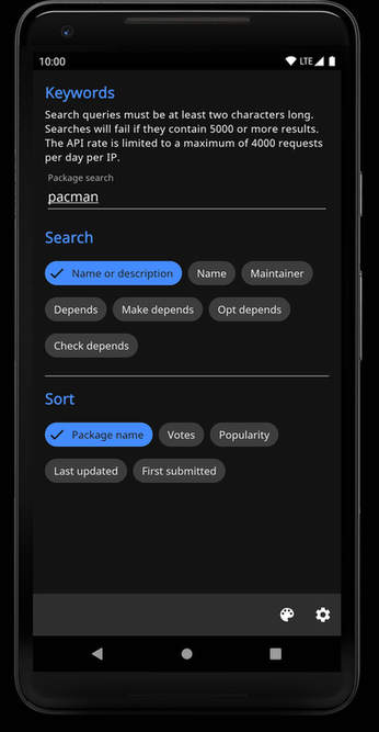 AURdroid screenshot