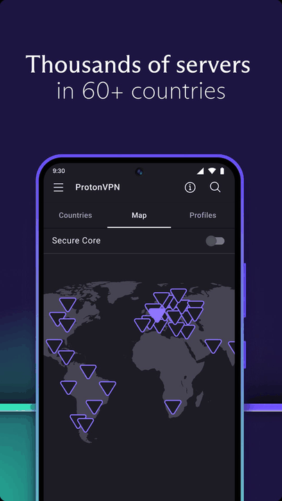 ProtonVPN screenshot