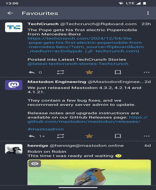 Tusky screenshot